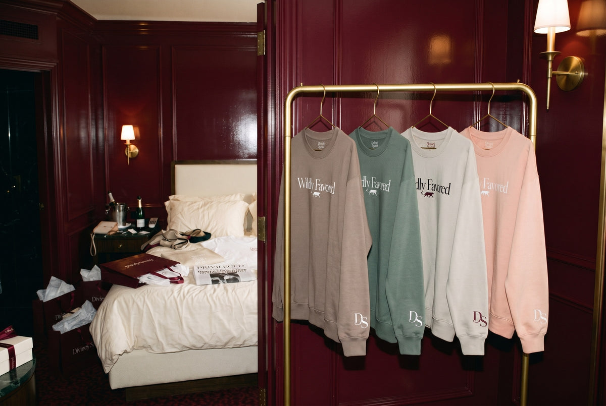 Wildly Favored on the suite rack